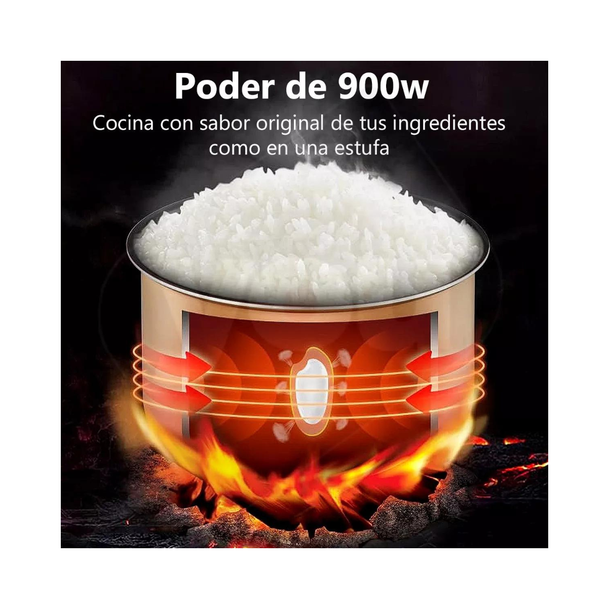 Olla Eléctrica Digital con Placas Cerámicas 6 Litros